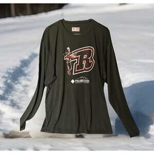 Rapid City RUSH #23 CHL Minor Hockey Adult 2XL Black LS Polyester Shirt